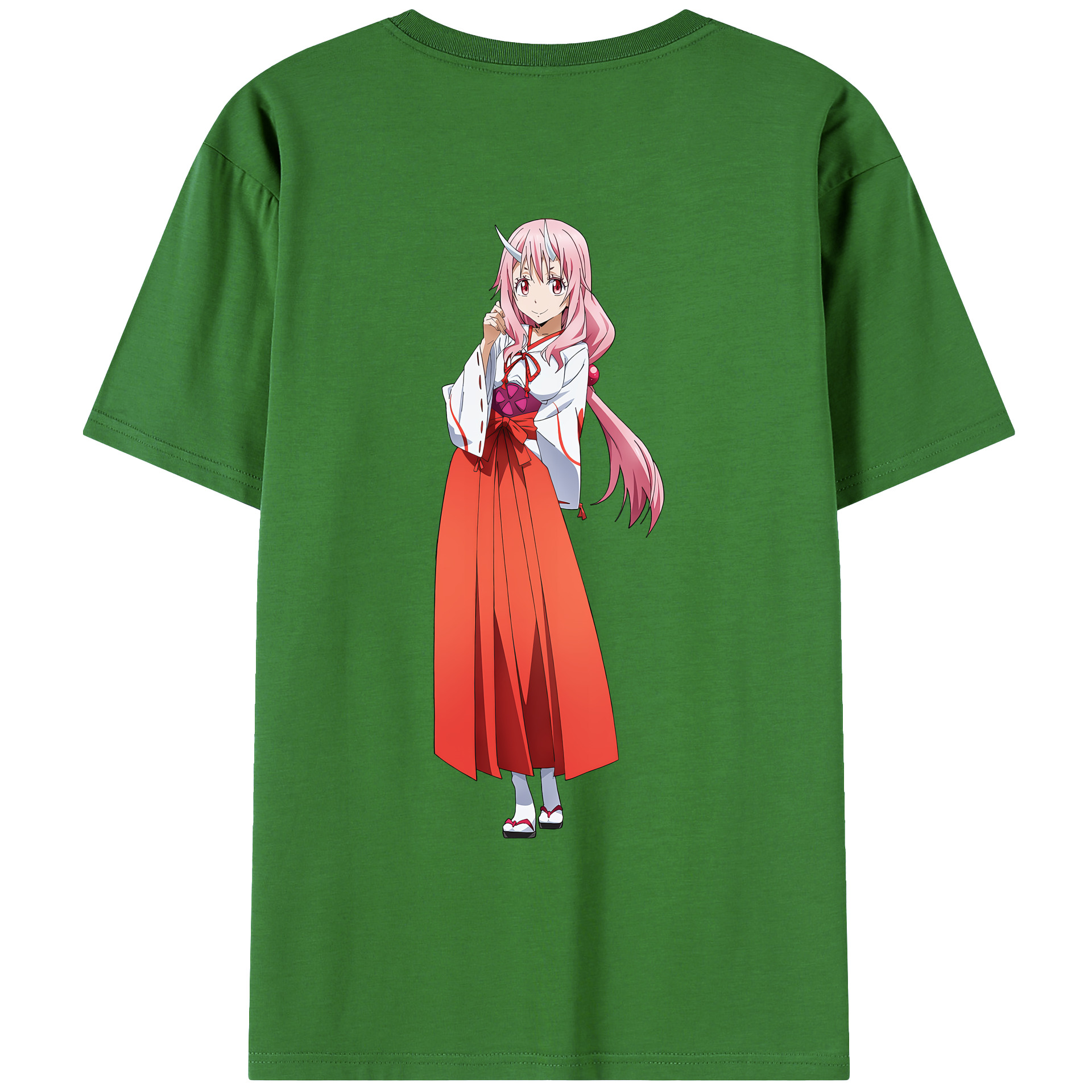 （画像用） 転スラ Regarding Reincarnated to Slime レディース半袖Tシャツ(バックプリント)